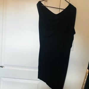 Fluxus Black Asymetrical Dress XS